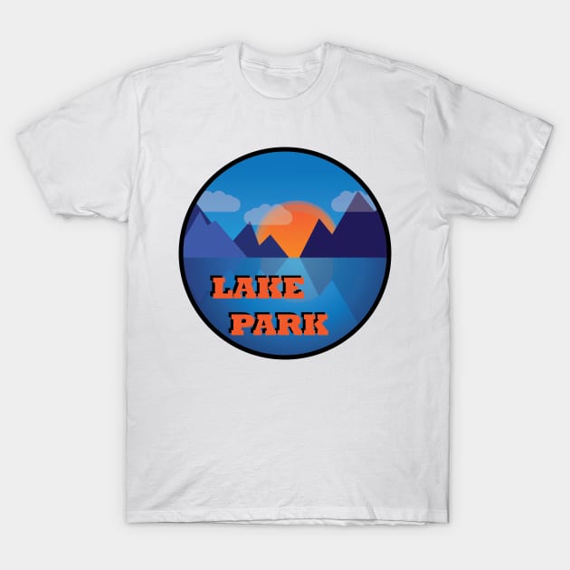 Lake Park T-Shirt by Mathew Graphic